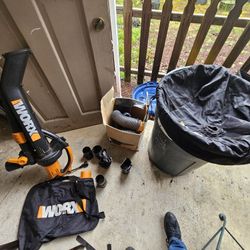 The Worx Trivac WG500 is a 12-amp, 3-in-1 corded electric tool that functions as a leaf blower, vacuum, and mulcher