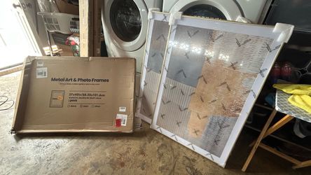 27x40 Gold Metal Frame- Set of 2