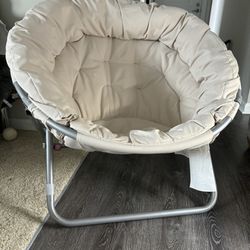 Large saucer chair