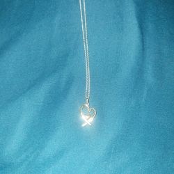 Pretty Double Heart Necklace 
