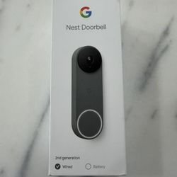 Nest Doorbell (Wired, 2nd Gen) - Ash