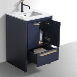 Vanity 24” Blue Comes Complete 