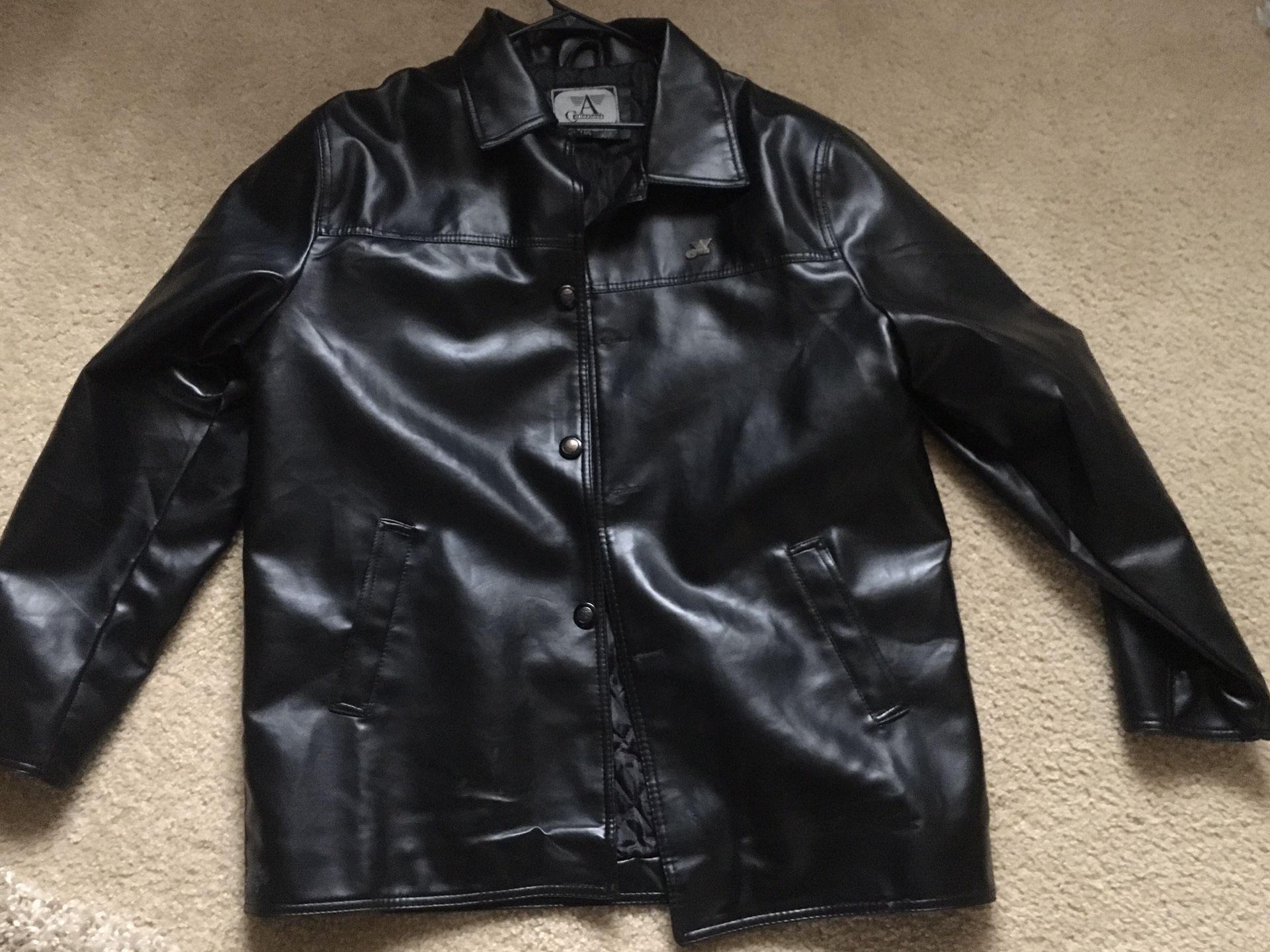 Brand New 2XL Italian Leather Coat