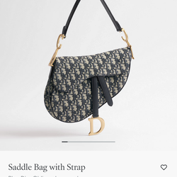 Dior saddle purse