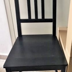 4 IKEA Chairs / STEFAN Chaise, brun noir