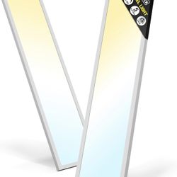 LED Flat Panel Light, 2 Pack