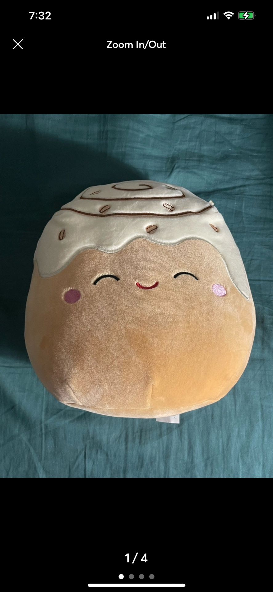 Chanel the Cinnamon Roll, Squishmallow, Food Squad, Collectible