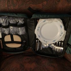 Turner Forest Green 4 Person  Picnic Backpack With 