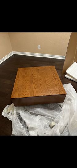 Wooden coffee table