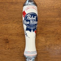 🎯 Pabst Blue Ribbon Tap Handle – Vintage Ceramic Beer Tap – PBR Collectible – Bar Decor 🍺