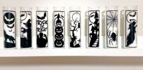 Halloween Custom Candles