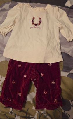 Baby Girl 2-Piece Top and Pants Set Gymboree 3/6 months