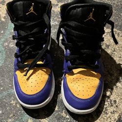 Jordan 1 Gs Lakers 