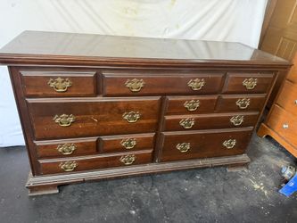 Stained pine bedroom Dresser