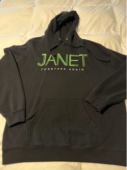 Janet Jackson Together Again XL Hooded Sweatshirt