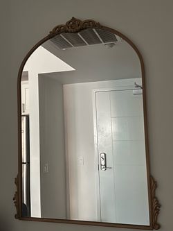 All Things Decor ,Myrcelle Decorative Framed Wall Mirror Gold