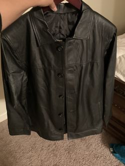 Chaqueta de hombre de piel