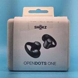 Shokz - OpenDots ONE Open-Ear Clip-On True Wireless Bluetooth Earbuds - Black