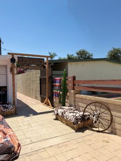 Western Wood back drop