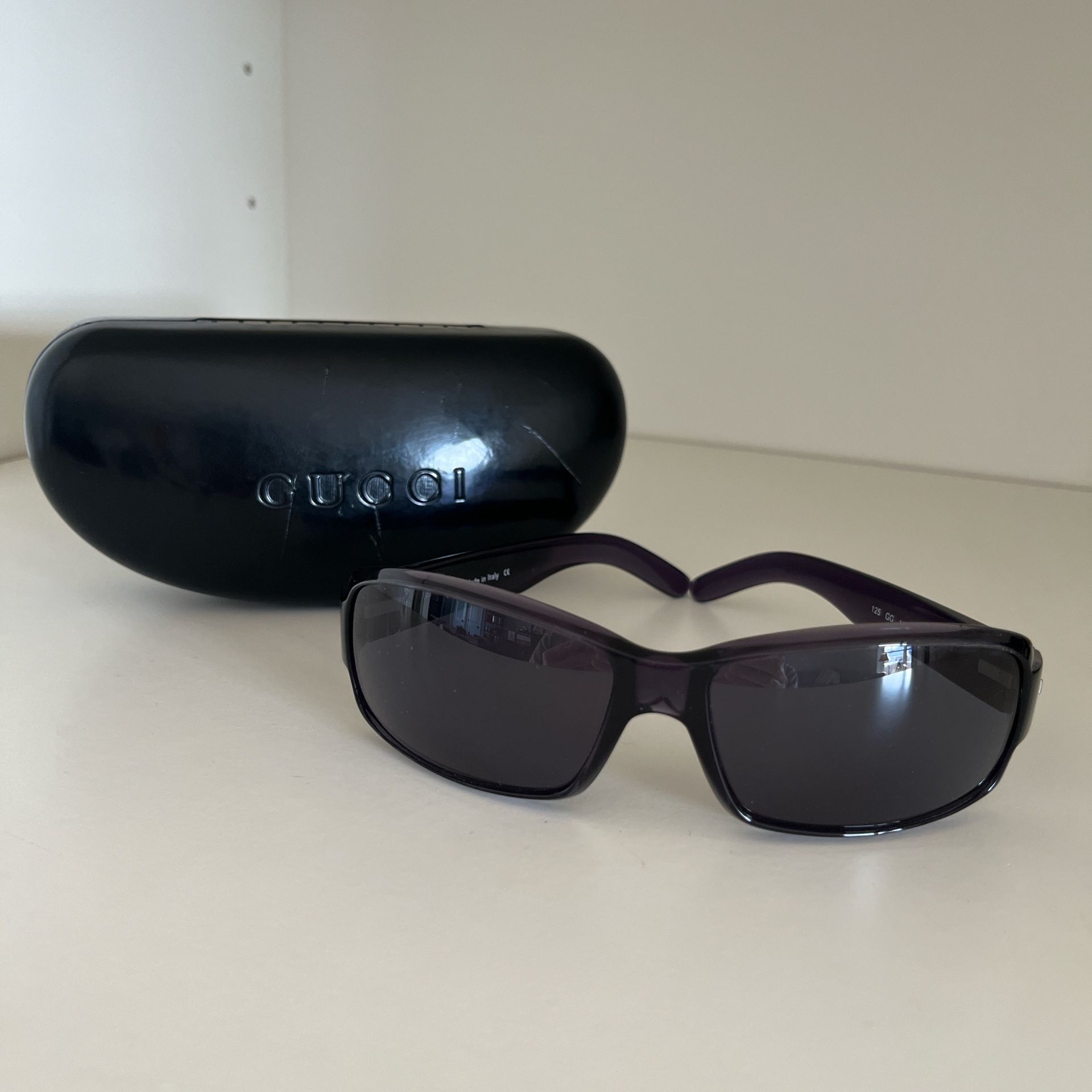 Gucci Wrap Sunglasses 1445/S E2K with Original Case Dust Cloth