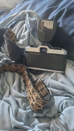 Pentax 35mm Film SLR Camera with Flash