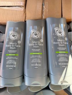 MEN'S FRESH SCENT FACE & BODY WASH