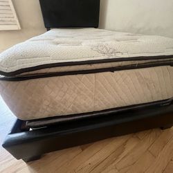 Comfortable Pillow top Deep Mattress Twin Bed And Frame 