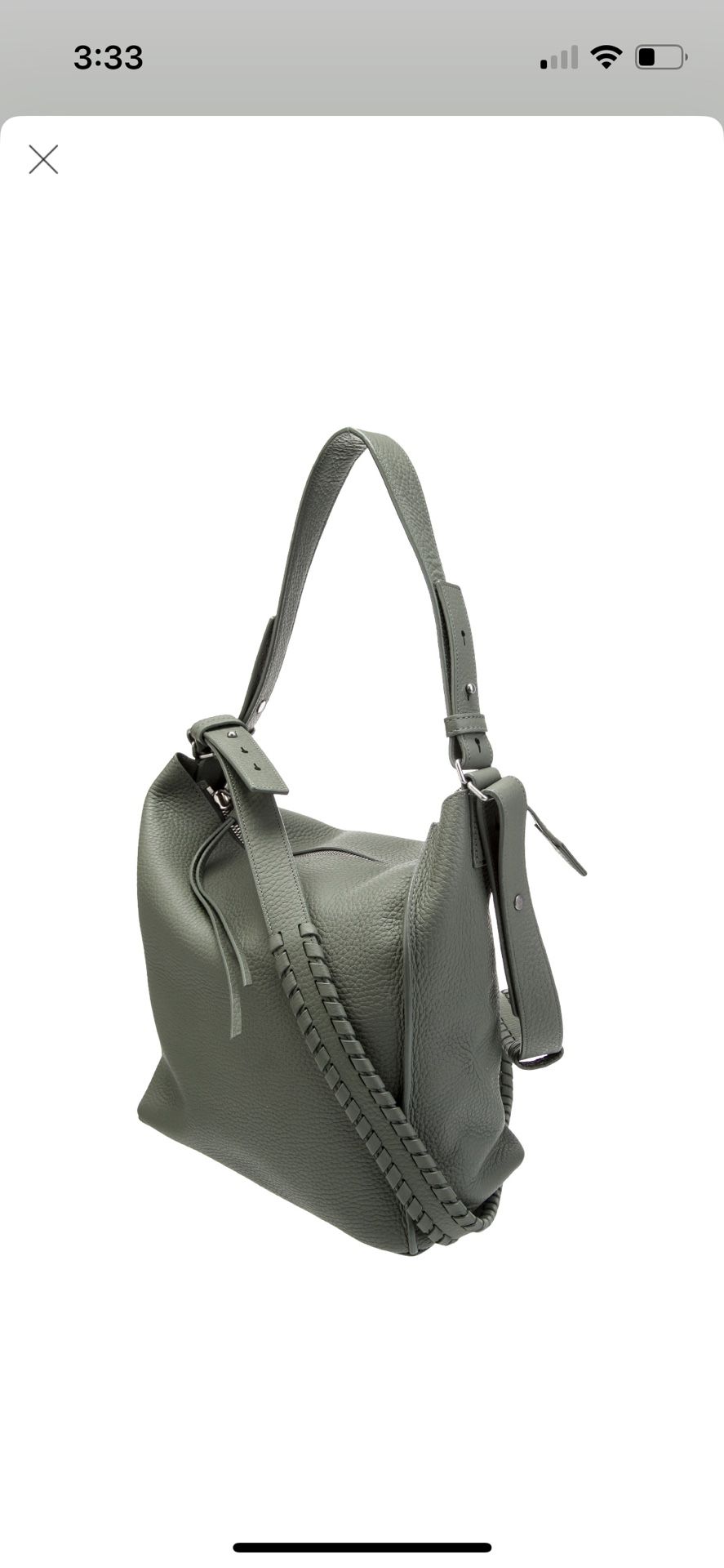 Allsaints Kita Genuine Leather Handbag Purse Holiday Christmas