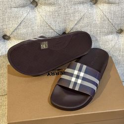 Burberry Women’s Furley Vintage Check Sandals, Size 8