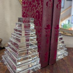 Crystal Bookends