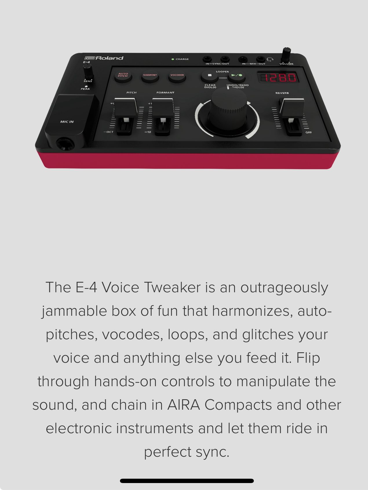 E4 Voice Tweaker