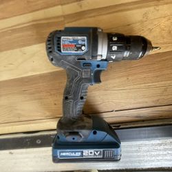 20V Cordless 1/2 in. Compact Hammer Drill/Driver And Battery 