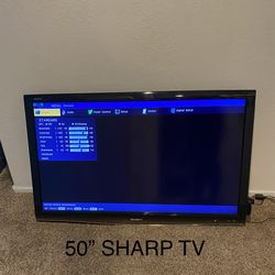 50” SHARP AQUOS TV