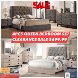 4pcs Queen Bedroom Set 💫 