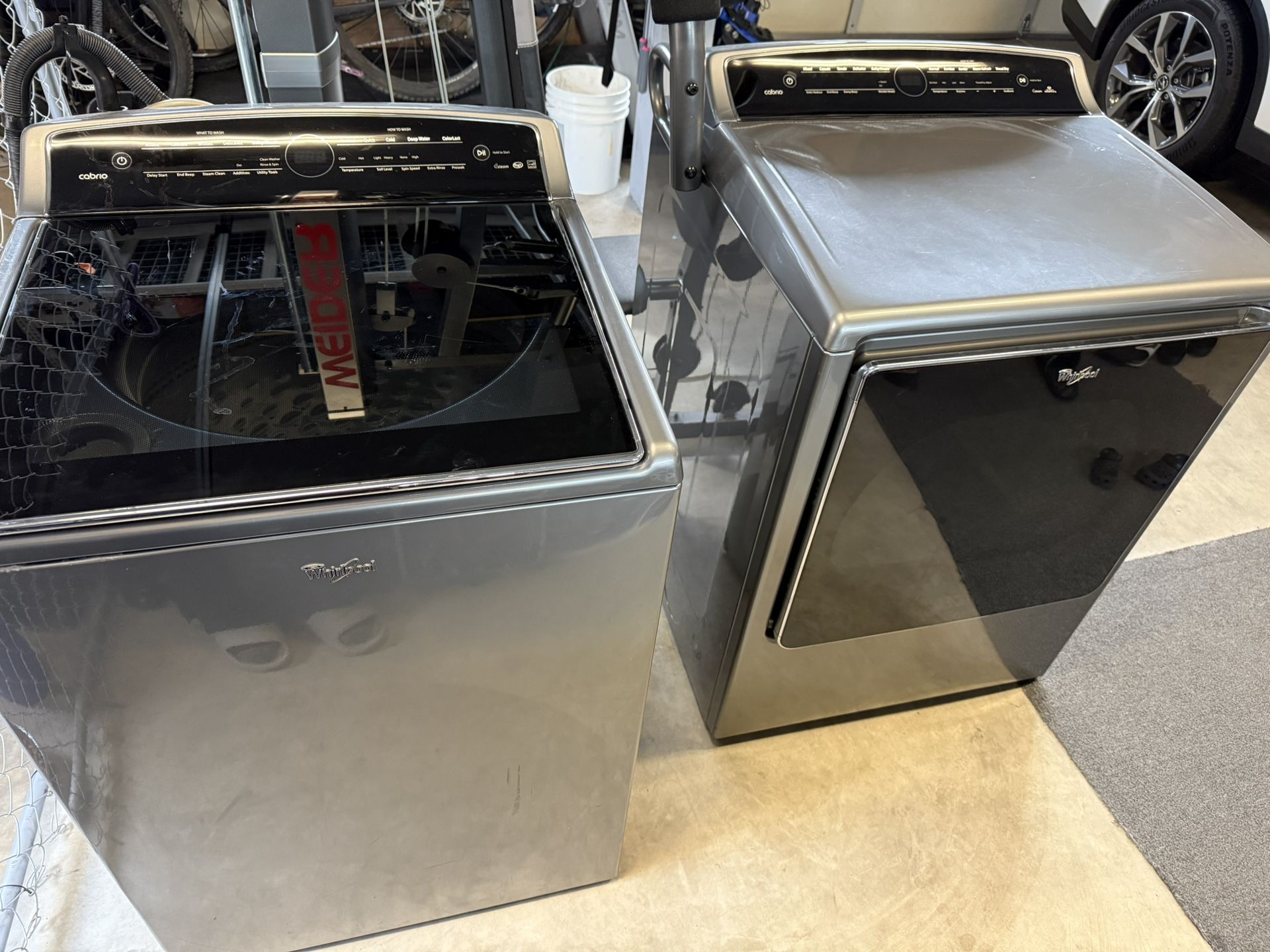 Whirlpool Cabrio Washer And Electric Dryer 