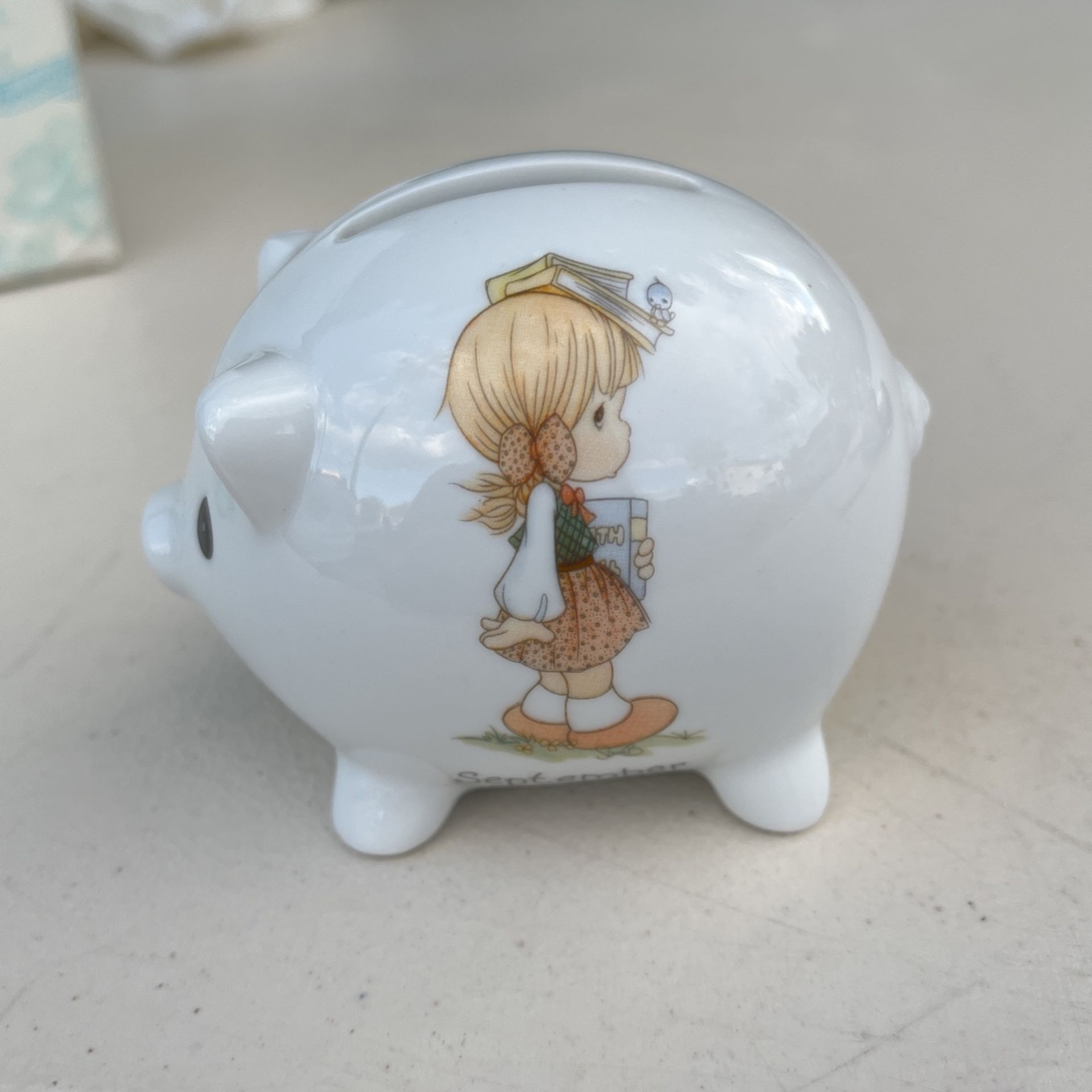 Precious Moments - September Mini Piggy Bank 