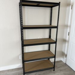 Garage metal shelves