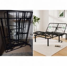 Queen Size Frame Bed Electric Adjustable Base