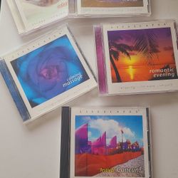 Relaxation Music CDs Set Of 5 Assorted 