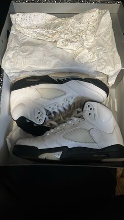 Jordan 5 White black