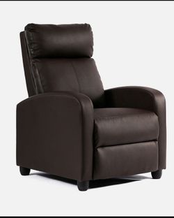 PayLessHere Reclining Sofa Home Theater Chair With Lumbar Support & Backrest