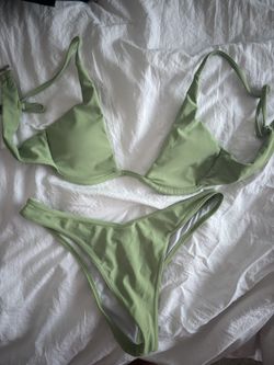 green bikini