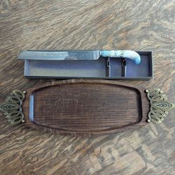 Challah Board and Knife
