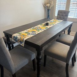 Dining room table.
