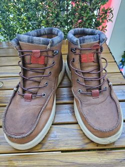 Hey Dude Bradley Classic Men’s Boots - Size 10 (Cognac Brown)