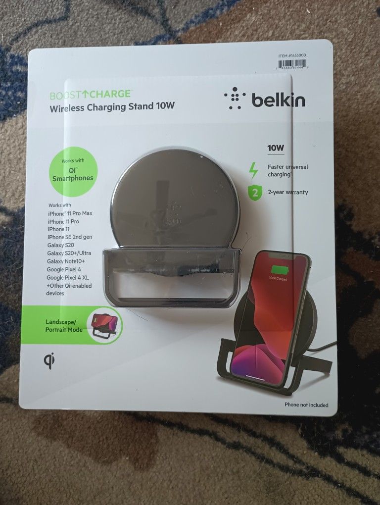 Belkin Boost Up Wireless Charger for Apple, Samsung, LG Sony 10w Brand New in unopened package