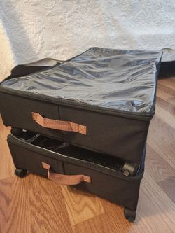 Under bed storage with wheels, 2-pack