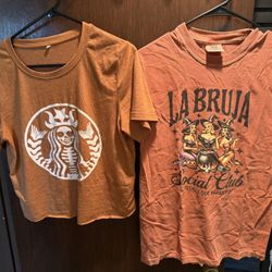 Halloween Women’s Clothing Shirts Size Small- Runs Big Like Medium 