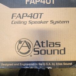 One ATLAS ceiling speaker and tile bridge (70V)(100W)