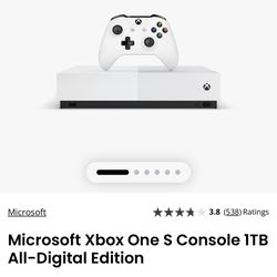 Xbox One S Digital
